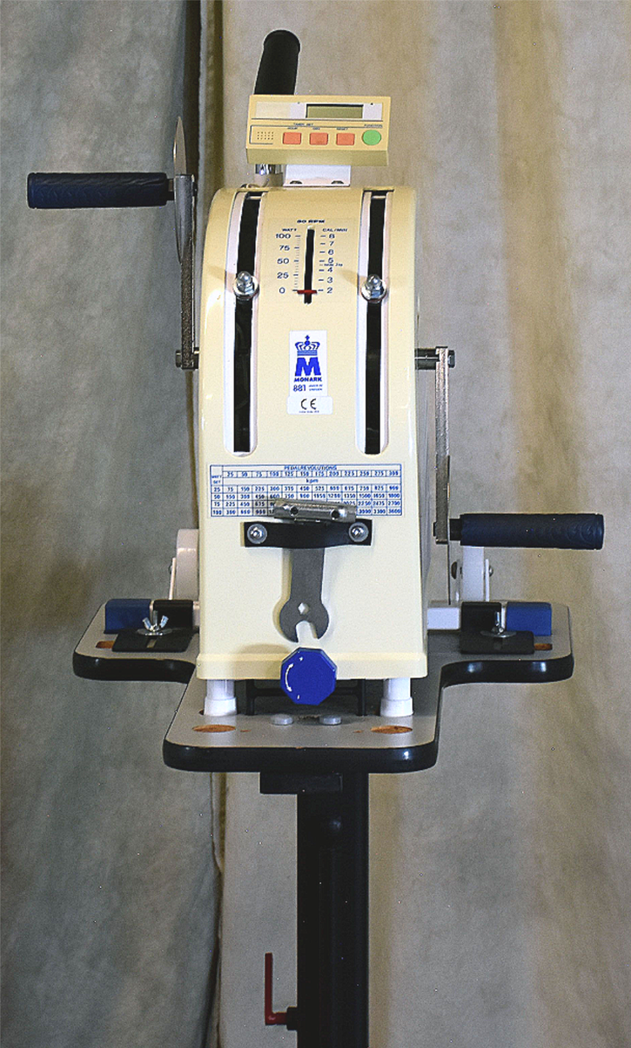 MONARK 881E UPPER BODY LEG ERGOMETER REHAB TRAINER & ORIGINAL BONUSTAND FREESHIP