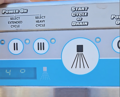 MEIKO FV 40.2G UNDERCOUNTER COMMERCIAL DISHWASHER PLUSTAND & 10TRAYS WATCH VIDEO