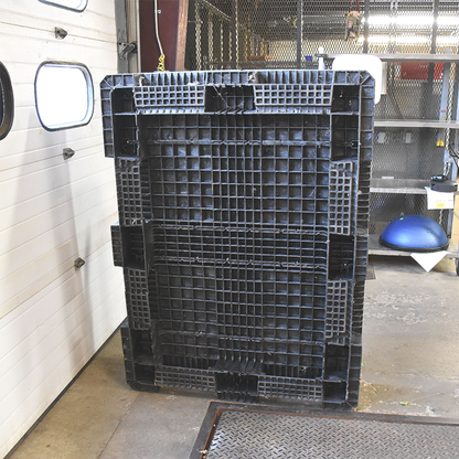 RARE 1500LBS ROPAK COLLAPSIBLE BULK CRATE STACKABLE PLASTIC 65"x50"x34" FREESHIP