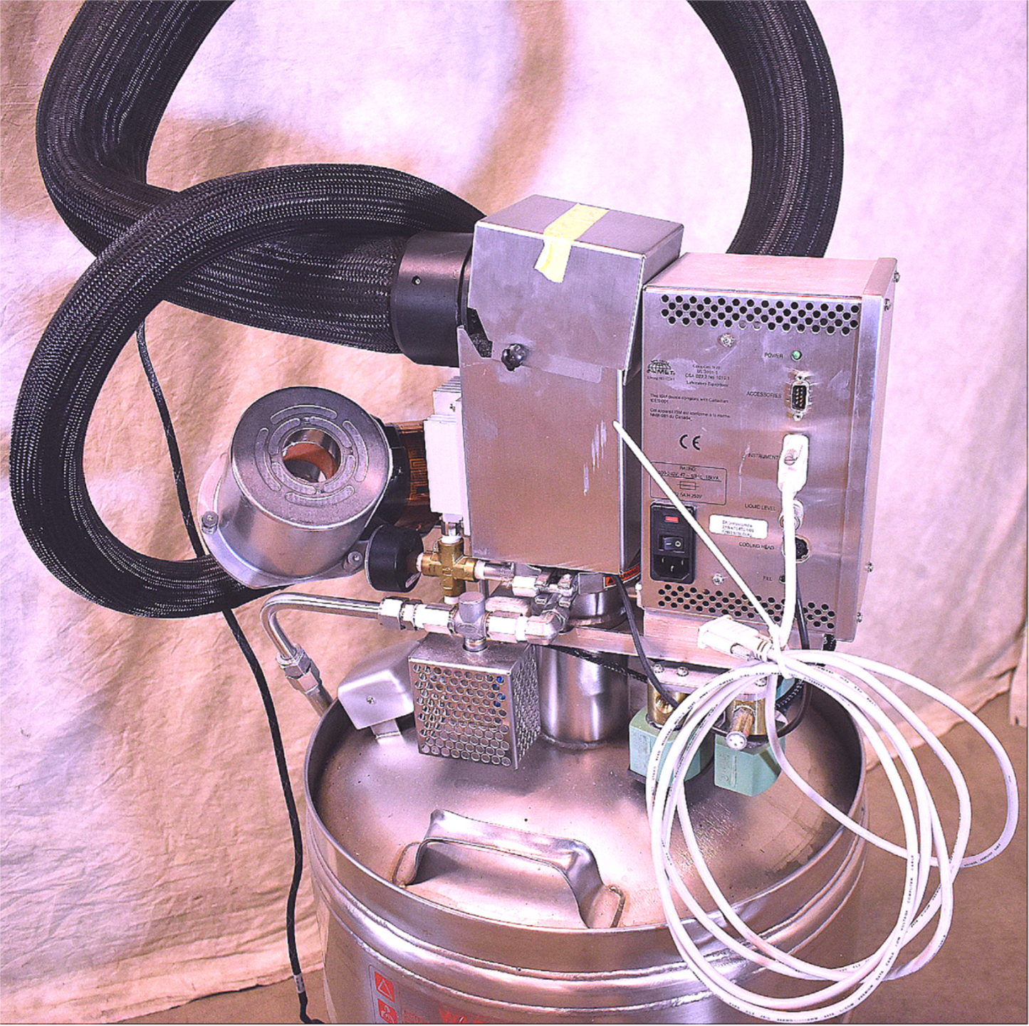 -180°C TA INSTRUMENTS LNCS CONTROLLER CRYOFAB CFL50 50L NITROGEN PRESSURE VESSEL