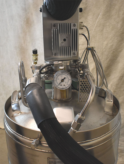 -180°C TA INSTRUMENTS LNCS CONTROLLER CRYOFAB CFL50 50L NITROGEN PRESSURE VESSEL