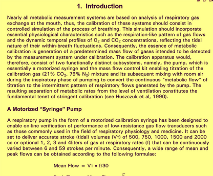 WARRANTY VACUMED 17056 METABOLIC SIMULAT CALIBRAT SPEEDCONTROL MANUAL WATCHVIDEO
