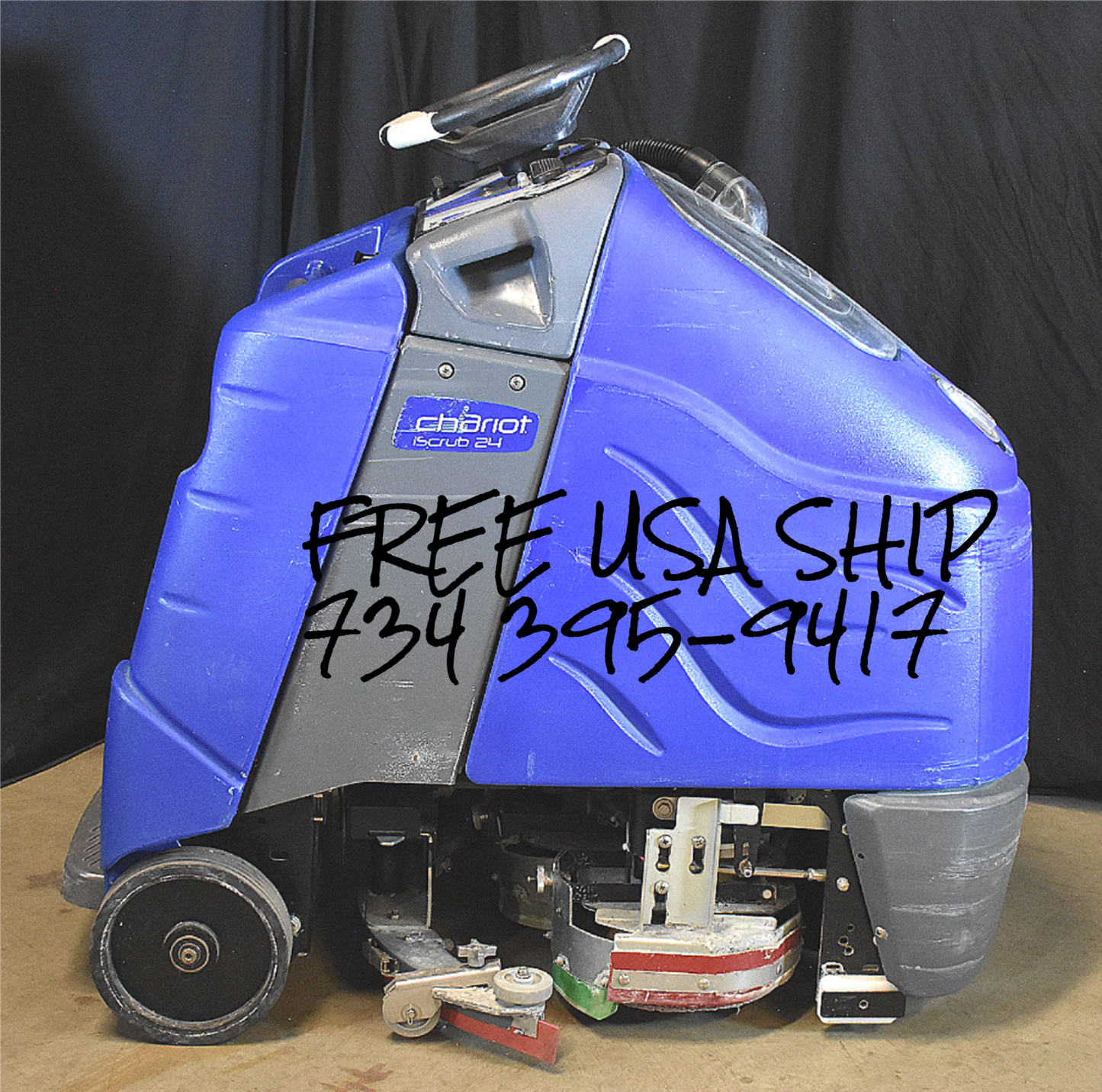 Warranty WINDSOR iSCRUB CSX24 CHARIOT RIDE-ON FLOOR SCRUBBER CHARGER WATCH-VIDEO