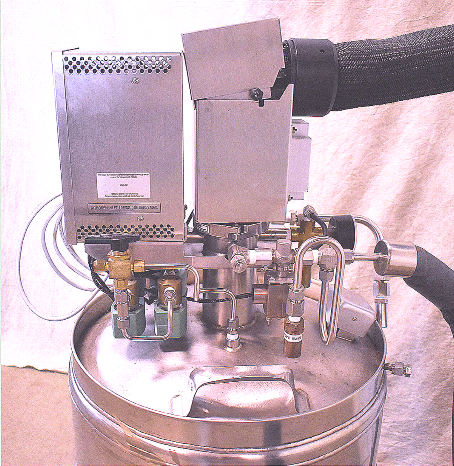 -180°C TA INSTRUMENTS LNCS CONTROLLER CRYOFAB CFL50 50L NITROGEN PRESSURE VESSEL