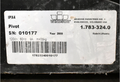 Windsor Pivot IPX4 Floor Scrubber WORKING FINE WATCH-VIDEO FREE-SHIP