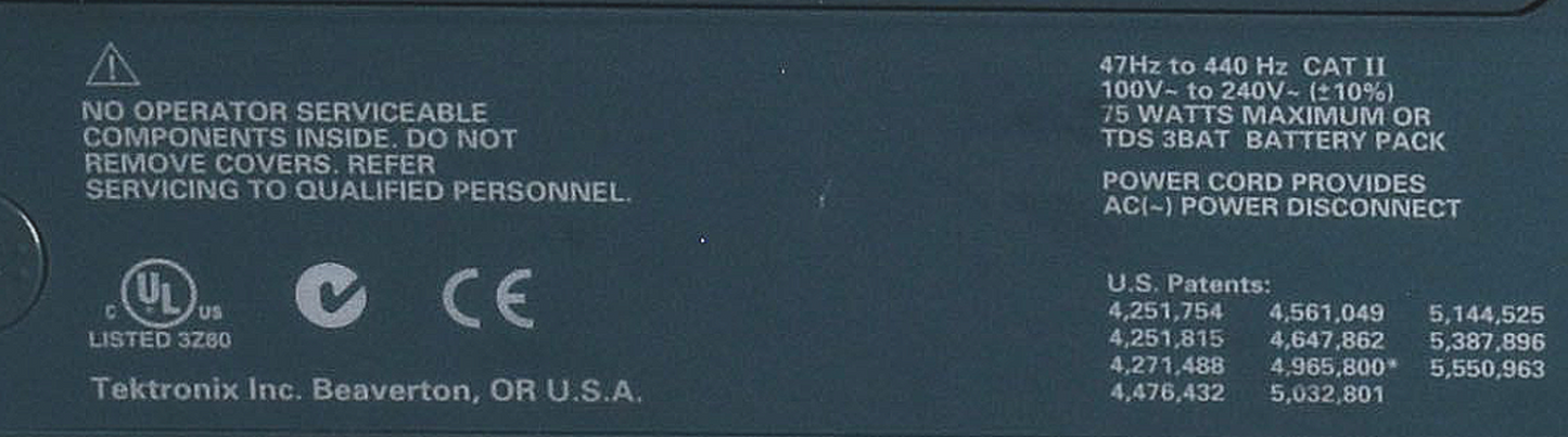 TEKTRONIX TDS-3054 DIGITAL PHOSPHOR OSCILLOSCOPE 500MHz 90DAYWARRANTY FREE SHIP