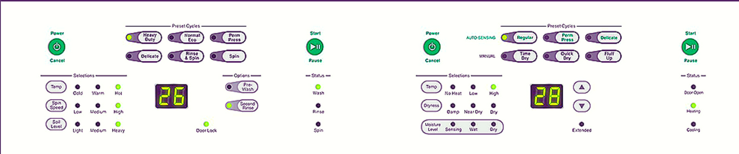 SPEED QUEEN ELECT WASHER DRYER COMBO FRONTLOAD 90DAYWARRANTY WATCHVIDEO FREESHIP