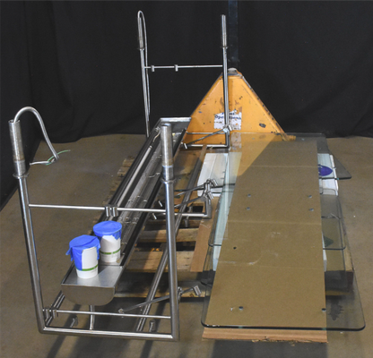 PREMIER COUNTER MOUNTED FOOD WARMER TEMPERED GLASS SHIELD 68 x 21 x 20  FREESHIP