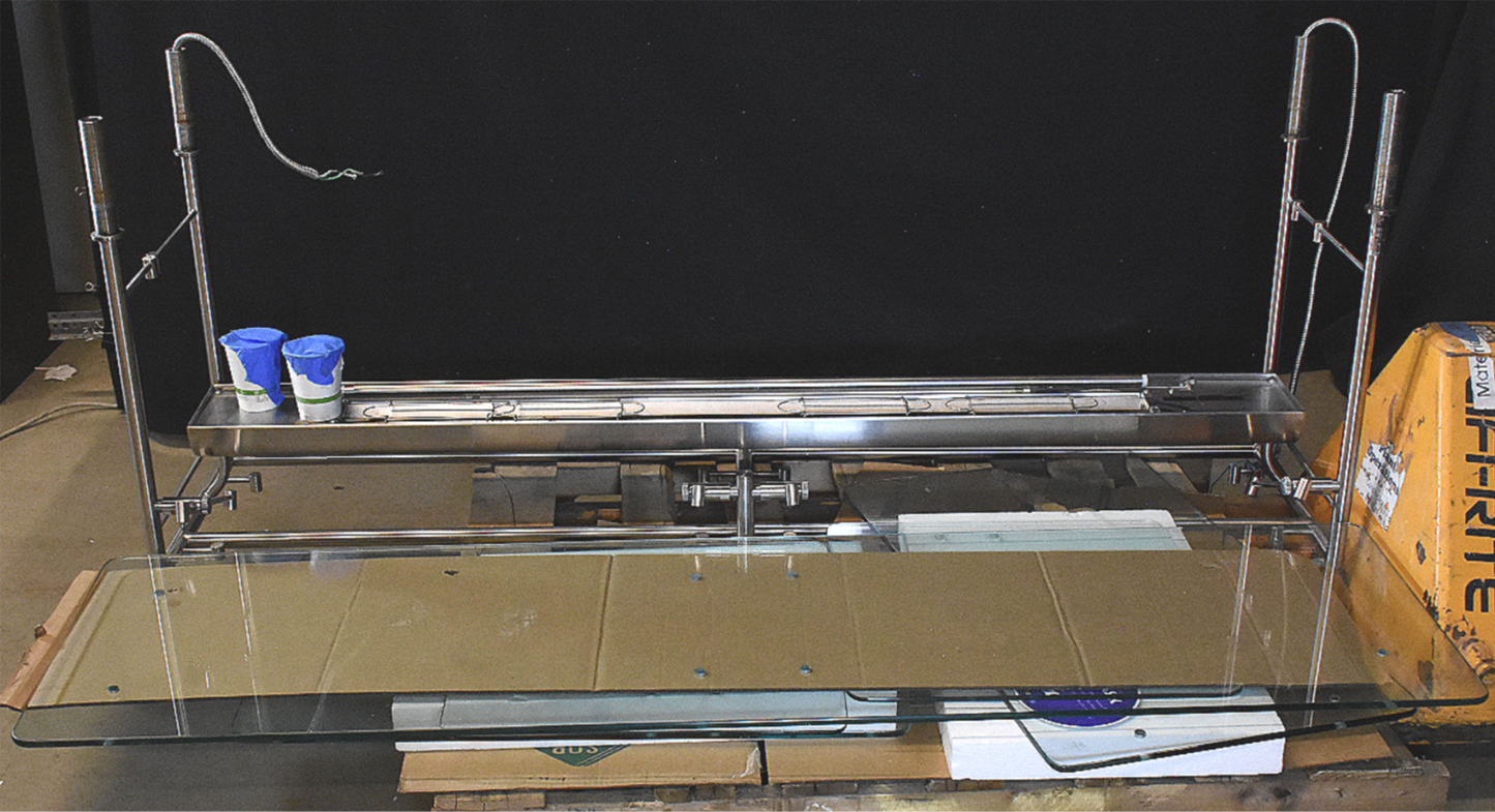 PREMIER COUNTER MOUNTED FOOD WARMER TEMPERED GLASS SHIELD 68 x 21 x 20  FREESHIP