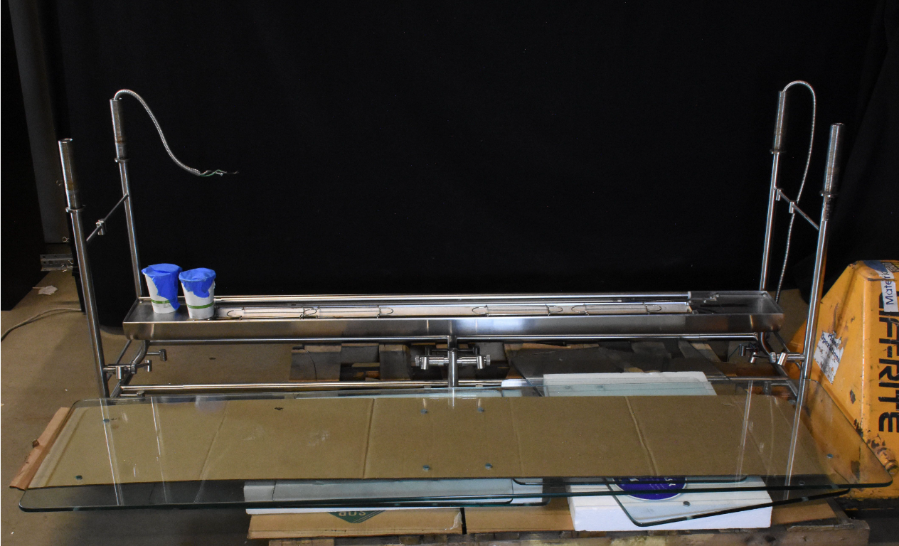 PREMIER COUNTER MOUNTED FOOD WARMER TEMPERED GLASS SHIELD 68 x 21 x 20  FREESHIP