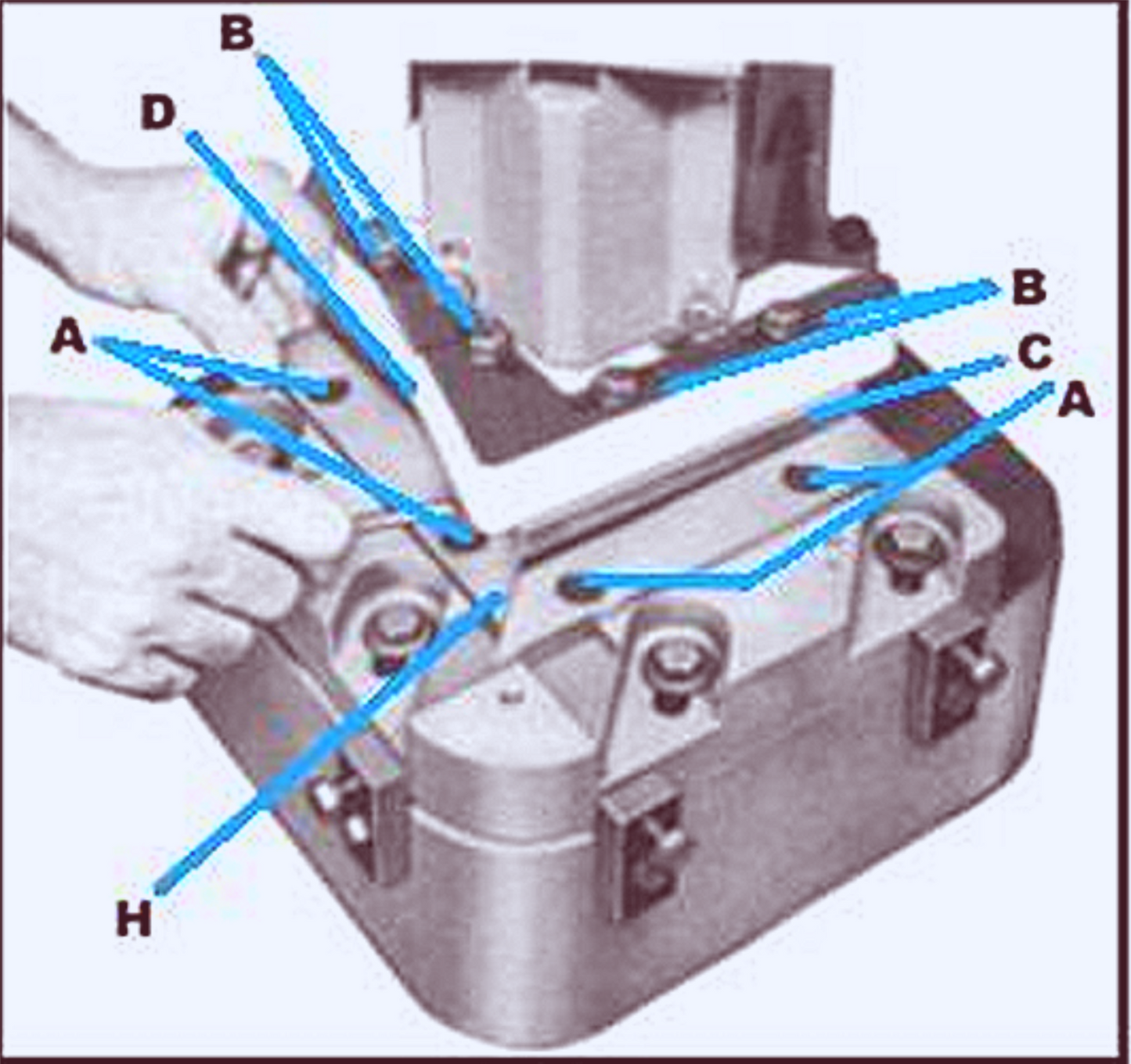 DI-ACRO® NUMBER 2 TAB NOTCHER PRESS BONUSORIGINAL BASE 90DAYWARRANTY WATCH VIDEO