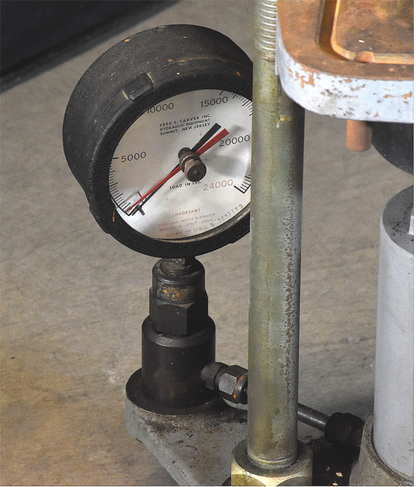 FRED S CARVER Model B 24 TON LABORATORY PRESSURE PRESS 90DAYWARRANTY FREE SHIP