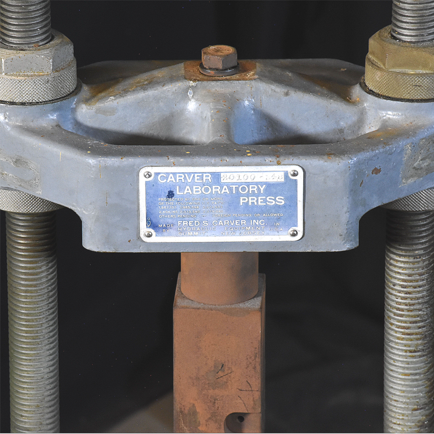 FRED S CARVER Model B 24 TON LABORATORY PRESSURE PRESS 90DAYWARRANTY FREE SHIP