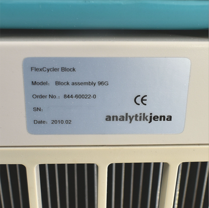 ANALYTIK JENA FLEXCYCLER PCR THERMAL CYCLER with Operation Manual FREE SHIP