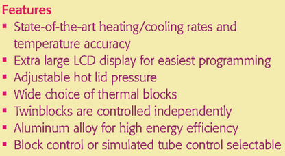 ANALYTIK JENA FLEXCYCLER PCR THERMAL CYCLER with Operation Manual FREE SHIP