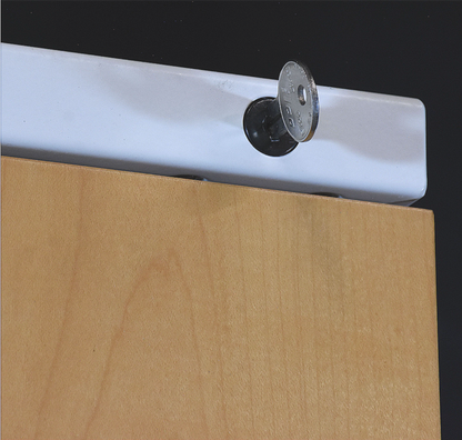 HERMAN MILLER VENEER WOOD 5 DRAWER LATERAL FILE CABINET LOCKABLE KEY & BOOKSHELF