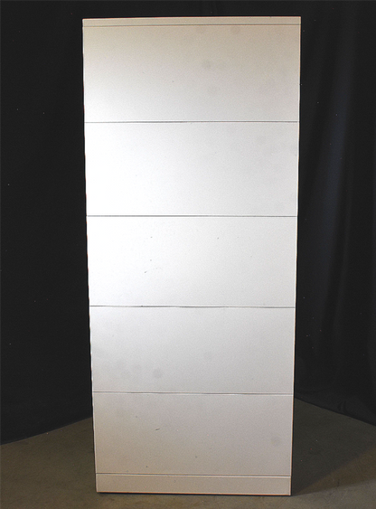 HERMAN MILLER VENEER WOOD LOCKABLE w/KEY 5 DRAWER LATERAL FILE CABINET FREE SHIP