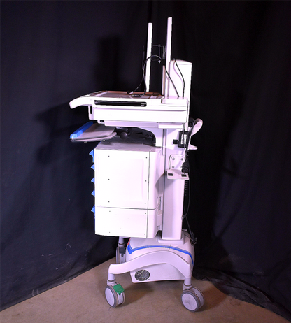 CAPSA HEALTHCARE M38e MEDICAL WORKSTATION SAFETY STORAGE 9BINPOWER LOCKABLE CART