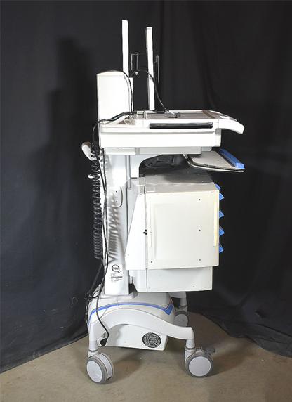 CAPSA HEALTHCARE M38e MEDICAL WORKSTATION SAFETY STORAGE 9BINPOWER LOCKABLE CART