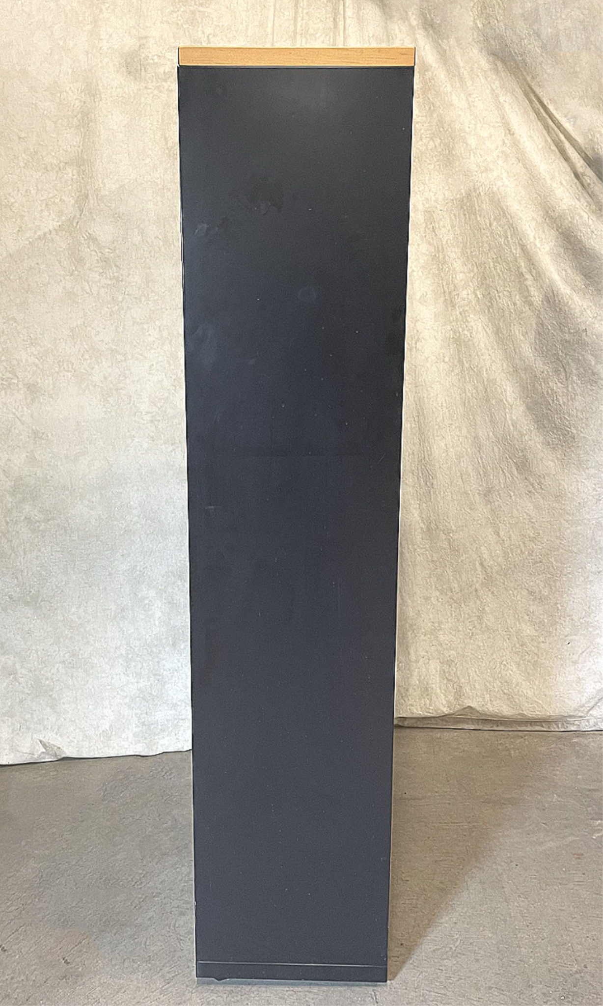 HERMAN MILLER VENEER WOOD 5 DRAWER LATERAL FILE CABINET LOCKABLE KEY & BOOKSHELF