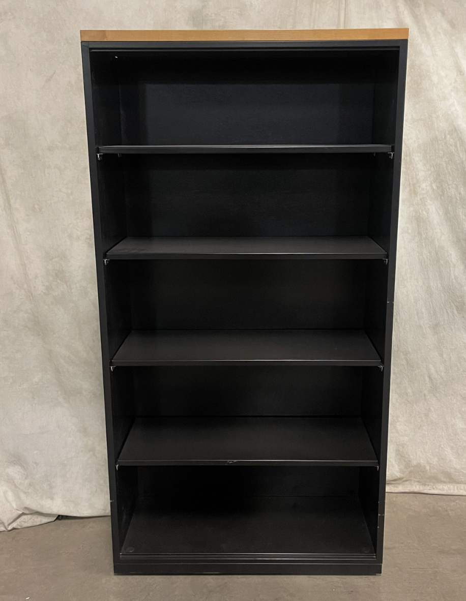 HERMAN MILLER VENEER WOOD LOCKABLE w/KEY 5 DRAWER LATERAL FILE CABINET FREE SHIP