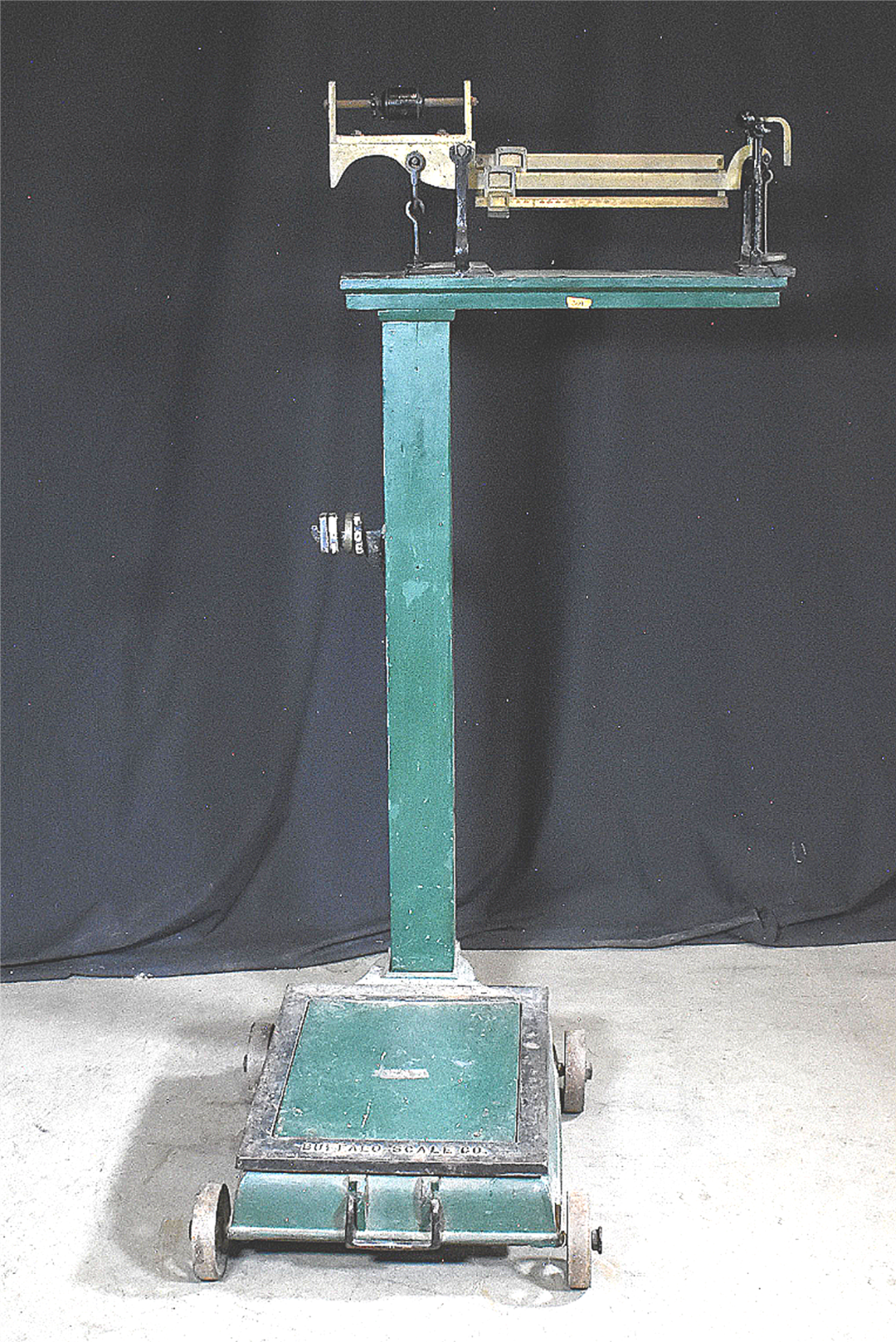 VINTAGE BUFFALO PLATFORM GRAIN SCALE Co. BEAM SCALE BALANCE & WEIGHTS FREE SHIP