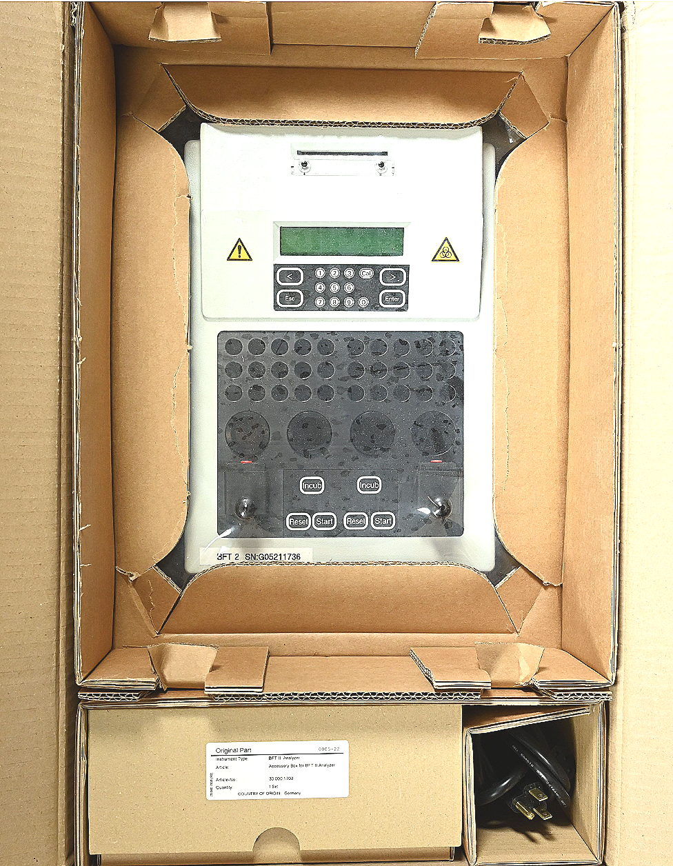 SIEMENS BFT II ANALYZER CLOT DETECTING TURBODENSITOMETRIC COAGULOMETER FREE SHIP