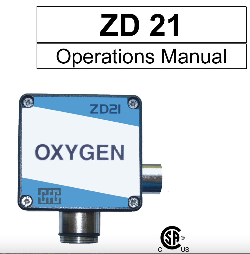 WARRANTY GFG GMA 200-MW SINGLE GAS DETECTOR and GFG ZD21 TRANSMITTER FREE SHIP