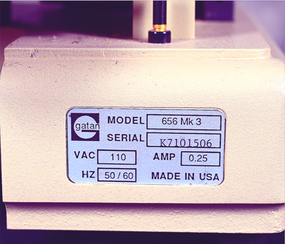 90DAY-WARRANTY GATAN MODEL 656 MK 3 DIMPLE GRINDER FREE-SHIP