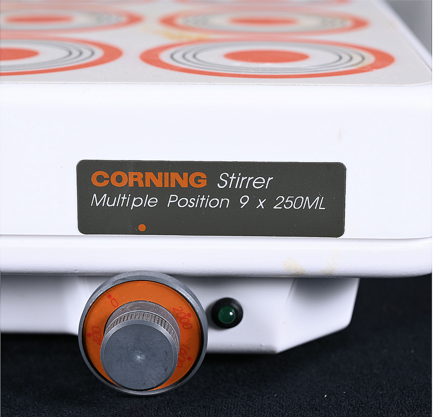 90DAYWARRANTY CORNING MP9I 9POSITION 9x250mL MAGNETIC STIRRER 2000RPM WATCHVIDE0