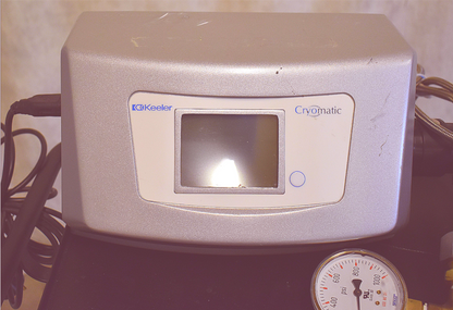 KEELER 2509-P-1000 CRYOMATIC CRYOSURGICAL PROBE REMOTE & CART WARRANTY FREE SHIP