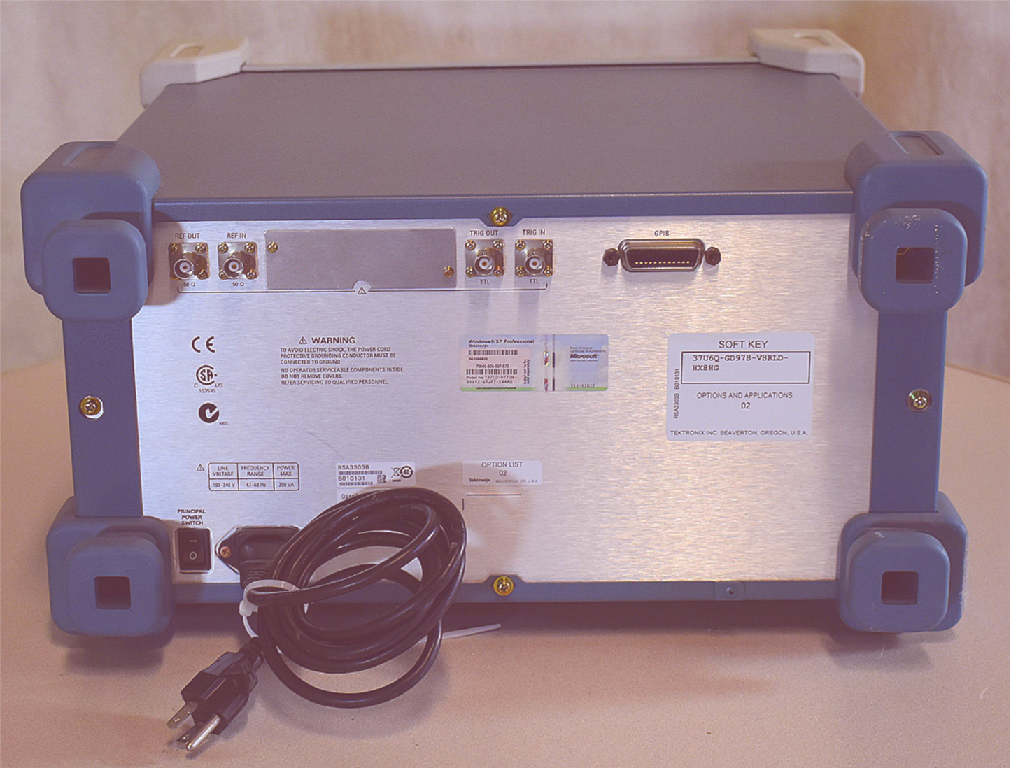 TEKTRONIX RSA3303B REAL TIME SPECTRUM ANALYZER DC to 3GHz WARRANTY WATCH VIDEO