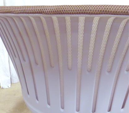 PAIR STEELCASE i2i CONTEMPORARY ACCENT SWIVEL ROOT BEER OFFICE CHAIRS with ARMS