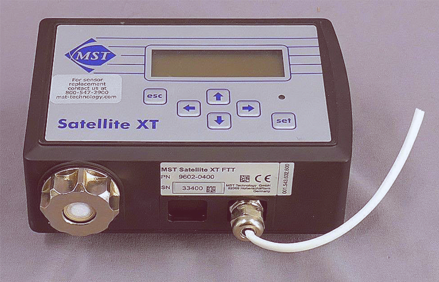 MST SATELLITE XT FTT DIGITAL SINGLE GAS DETECTOR TRANSMITTER 90DAYWARRANTY