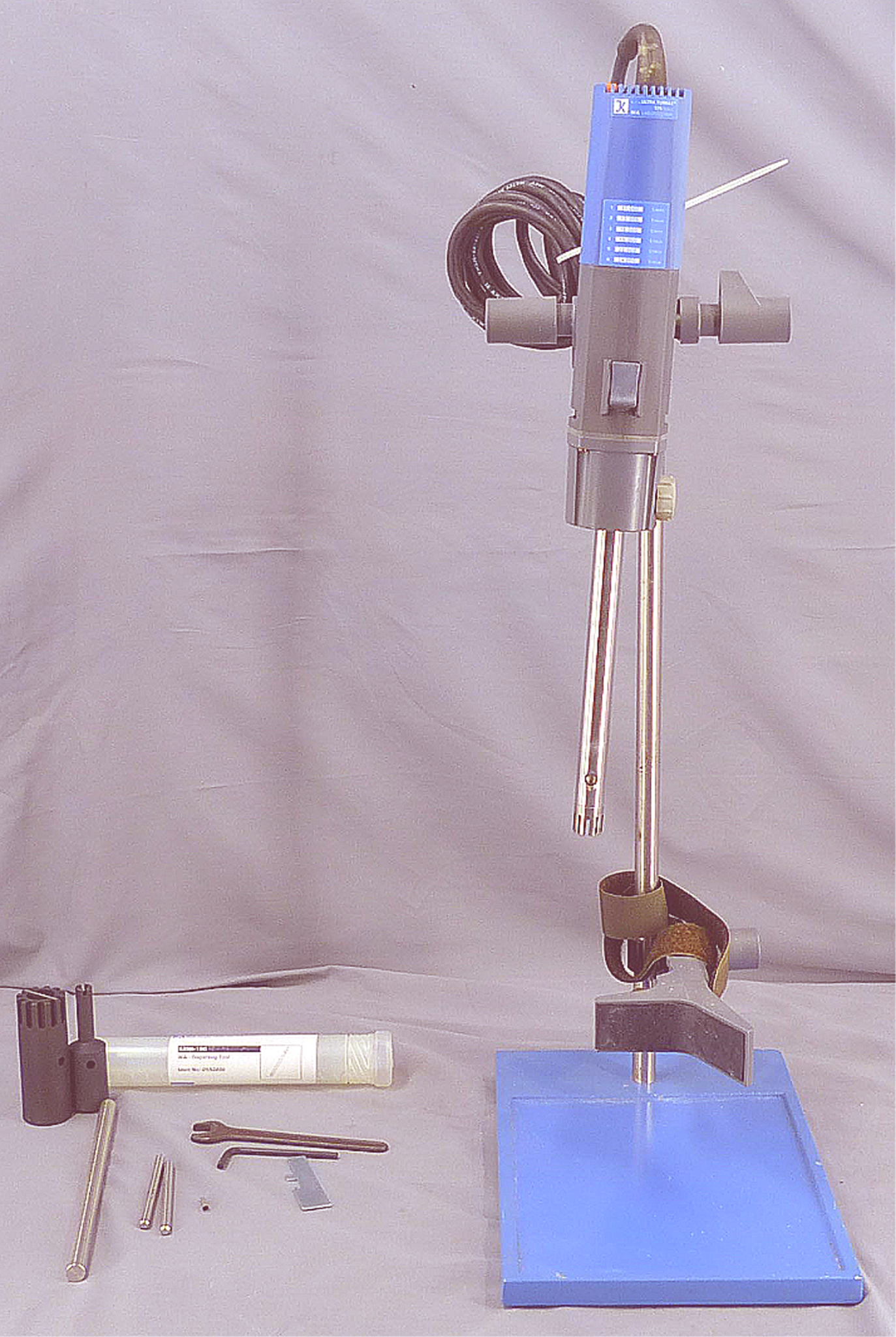 IKA T25 BASIC HOMOGENIZER MIXER w STAND MANY EXTRAS WARRANTY FREESHIP WATCHVIDEO