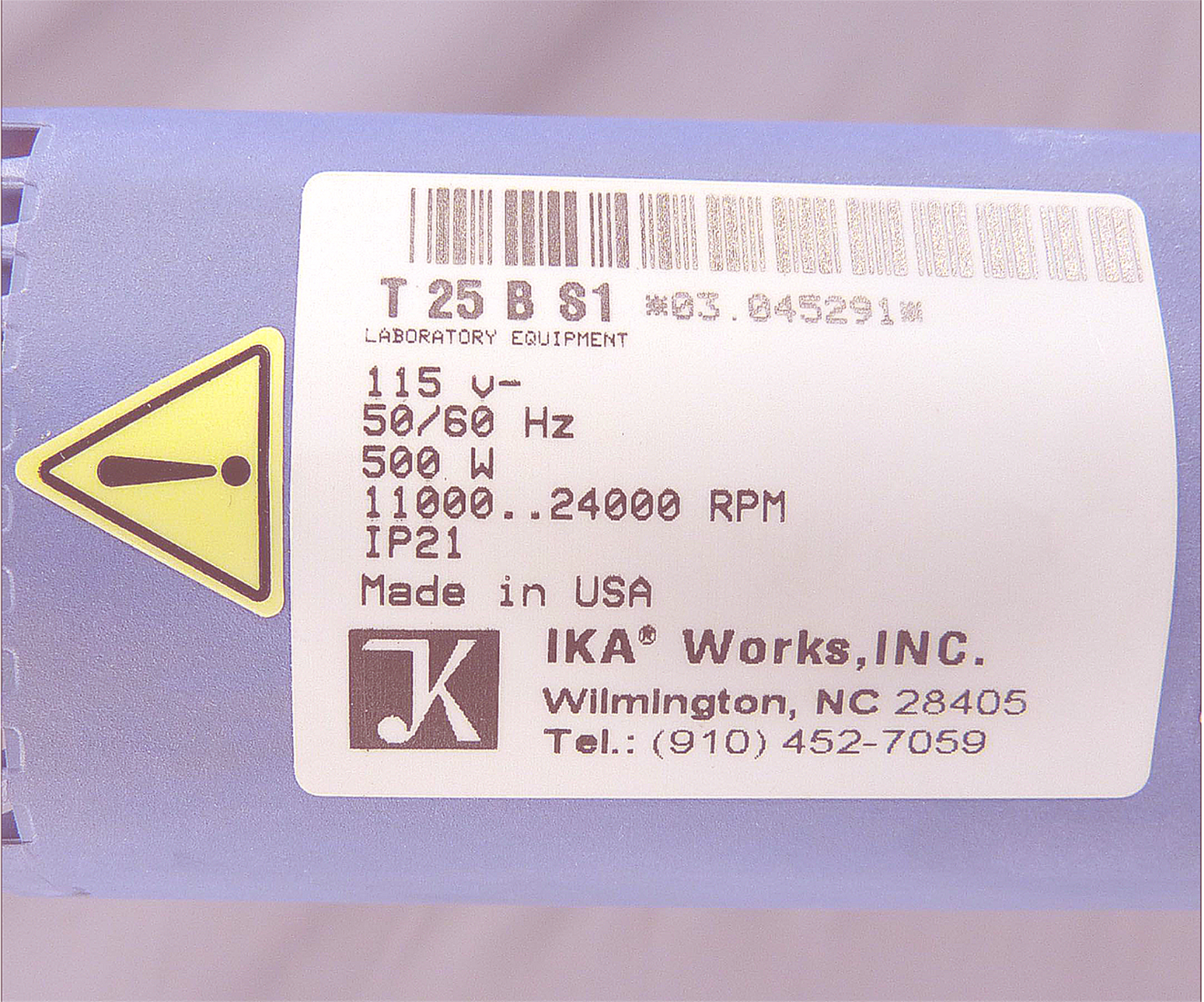 IKA T25 BASIC HOMOGENIZER MIXER w STAND MANY EXTRAS WARRANTY FREESHIP WATCHVIDEO