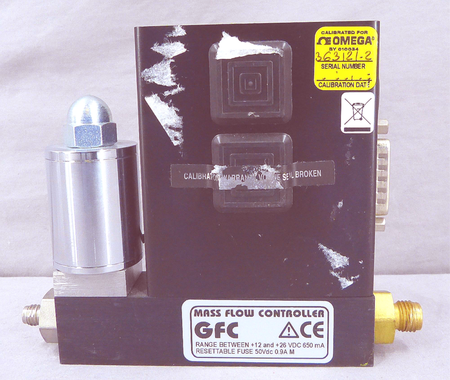 OMEGA FMA5418 N2 0-5 L/min MASS FLOW CONTROLLER NITROGEN 90DAYWARRANTY