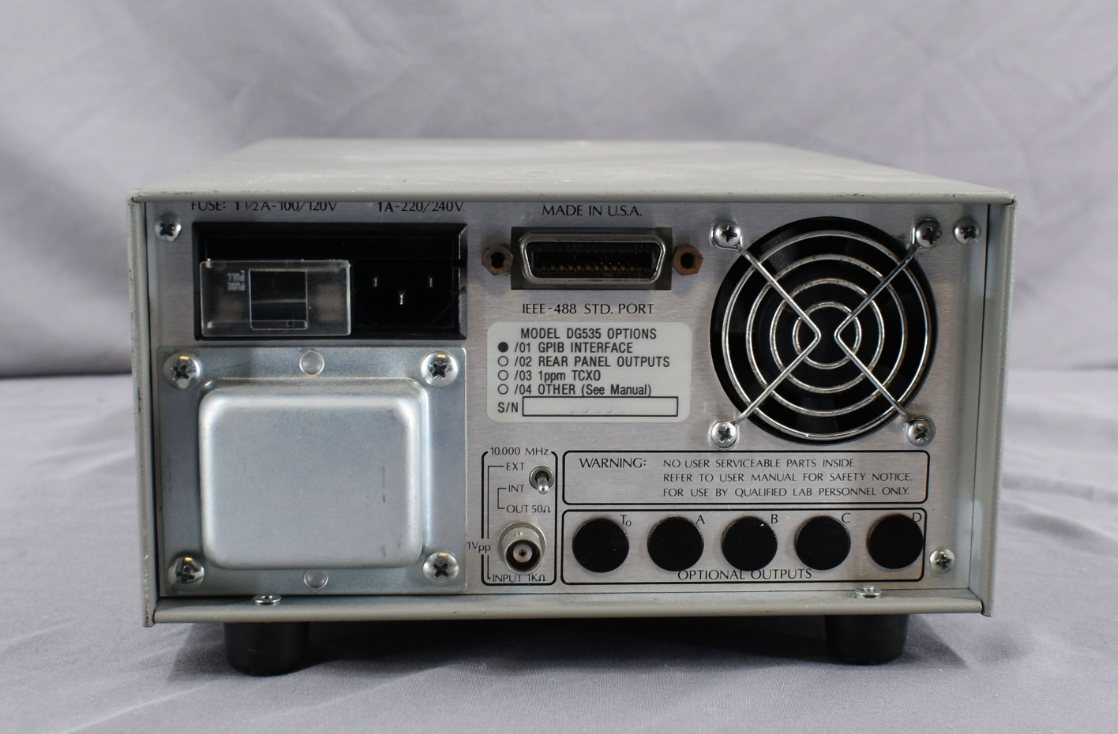 Stanford Research Systems, Inc. DG535 Pulse/Delay Generator 90DAYWARRANTY