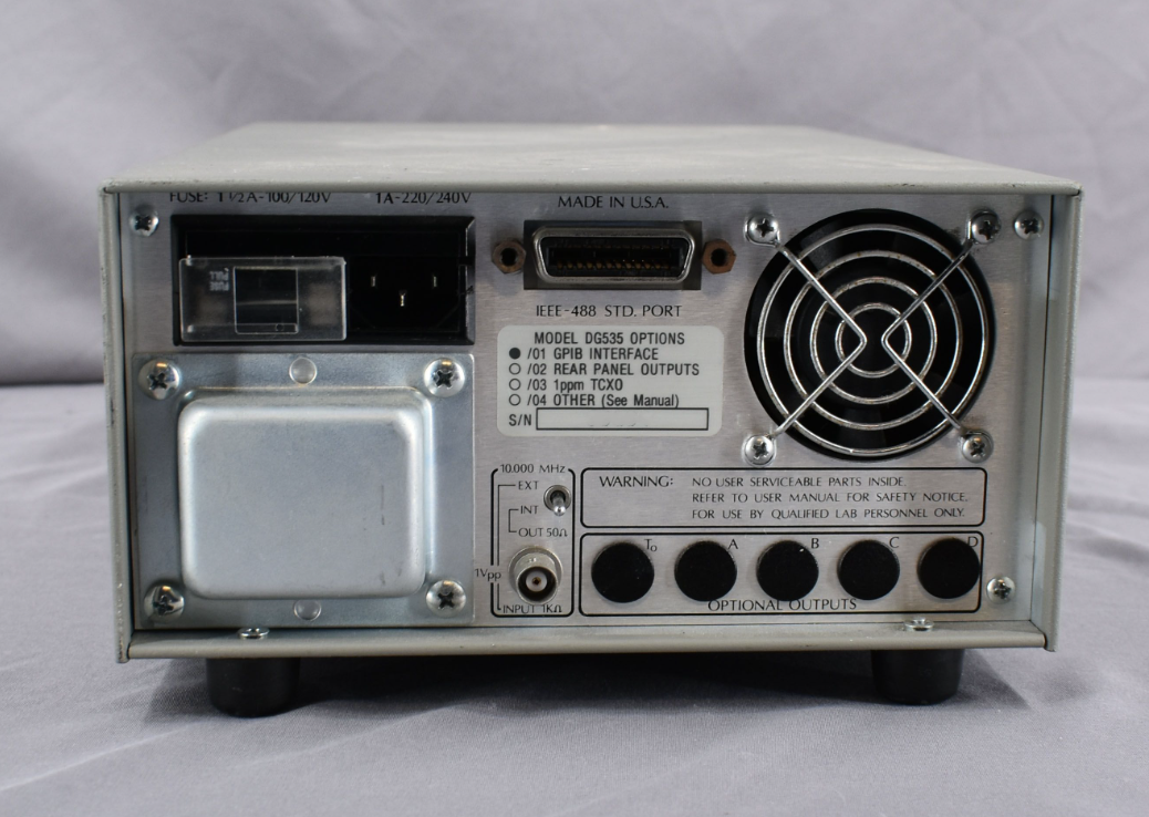 Stanford Research Systems, Inc. DG535 Pulse/Delay Generator 90DAYWARRANTY