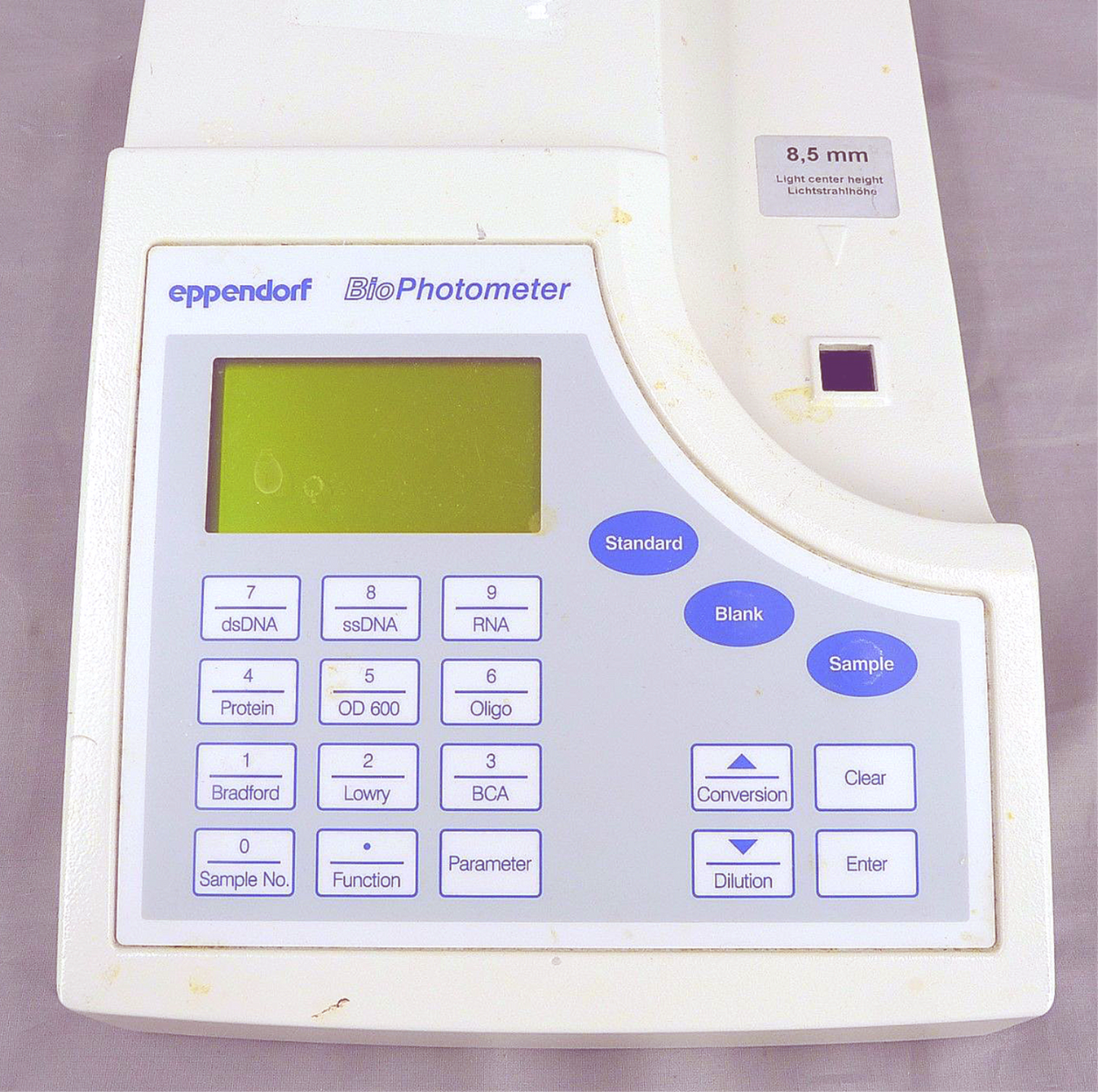 EPPENDORF BIO PHOTOMETER 6131 230, 260, 280, 320, 562,595nm <0.1nm 90DAYWARRANTY