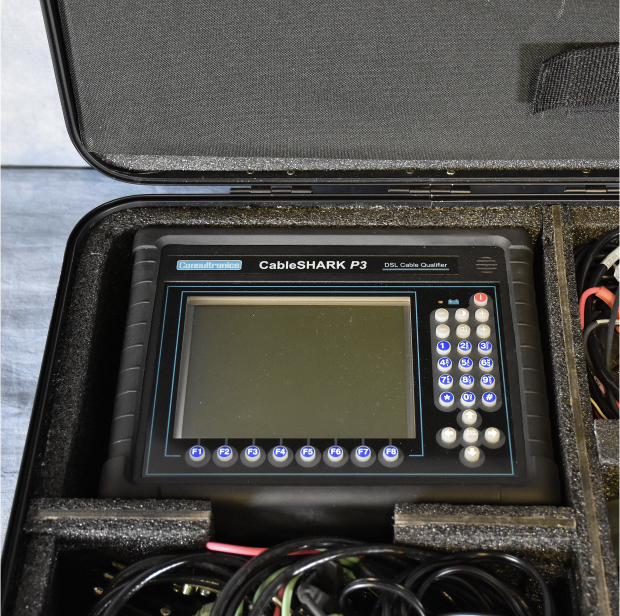 CONSULTRONICS EXFO CableSHARK P3 NETWORK VF/DSL CABLE QUALIFIER 90-DAY-WARRANTY