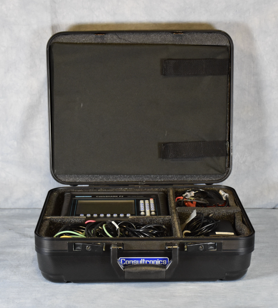 CONSULTRONICS EXFO CableSHARK P3 NETWORK VF/DSL CABLE QUALIFIER 90-DAY-WARRANTY