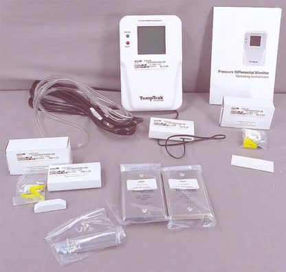 TEMPTRAK ENTERPRISE 10108-01 PRESSURE DIFFERENTIAL MONITOR TRANSMETER WARRANTY