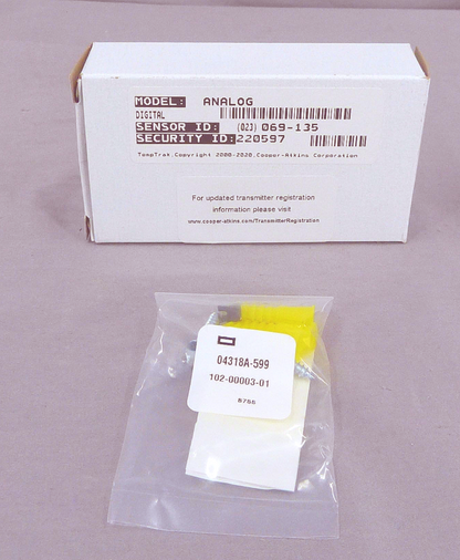 TEMPTRAK ENTERPRISE 10108-01 PRESSURE DIFFERENTIAL MONITOR TRANSMETER WARRANTY