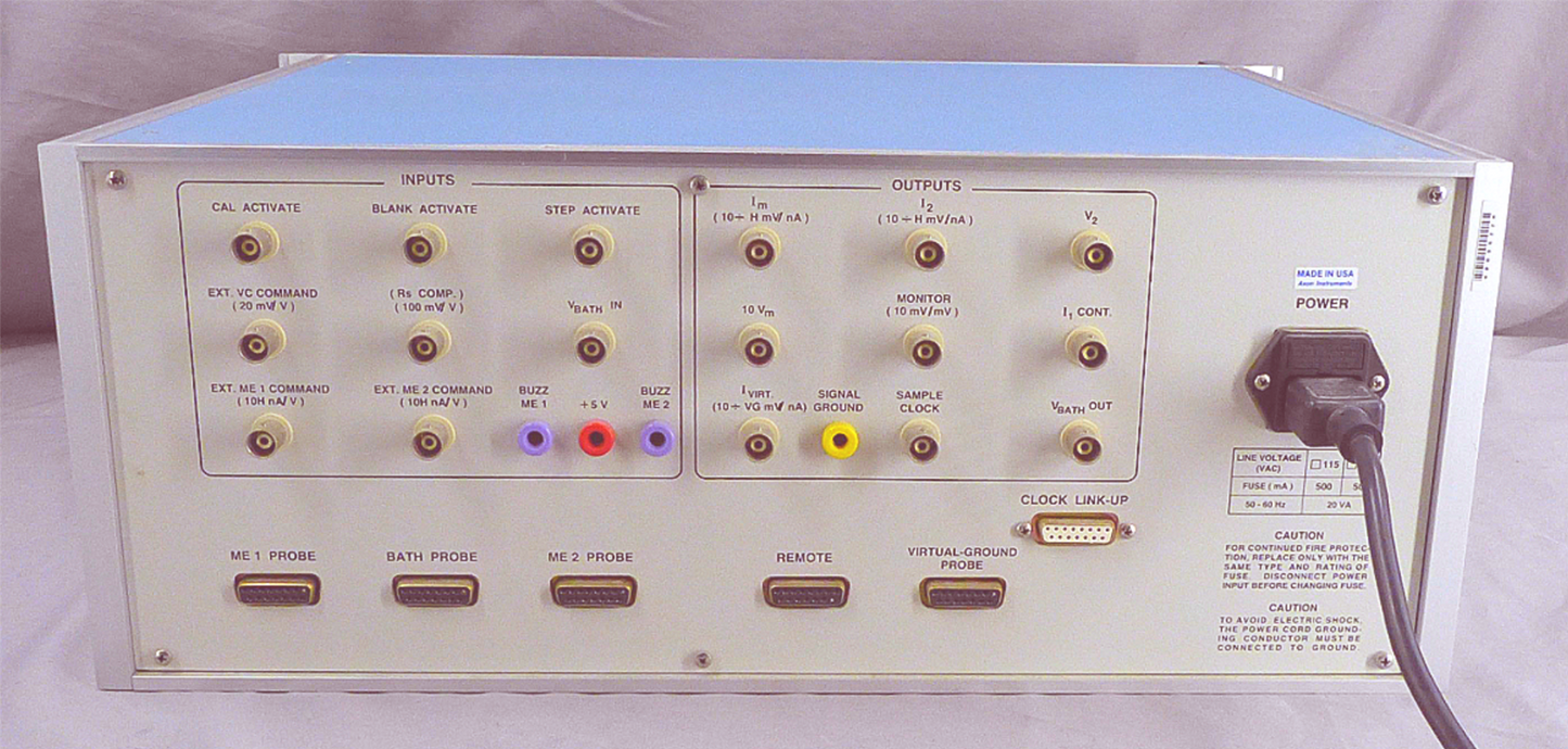 AXON INSTRUMENTS AXOCLAMP-2A ELECTRODE VOLT CLAMP & ORIGINAL MANUAL 90DAYWARRANT