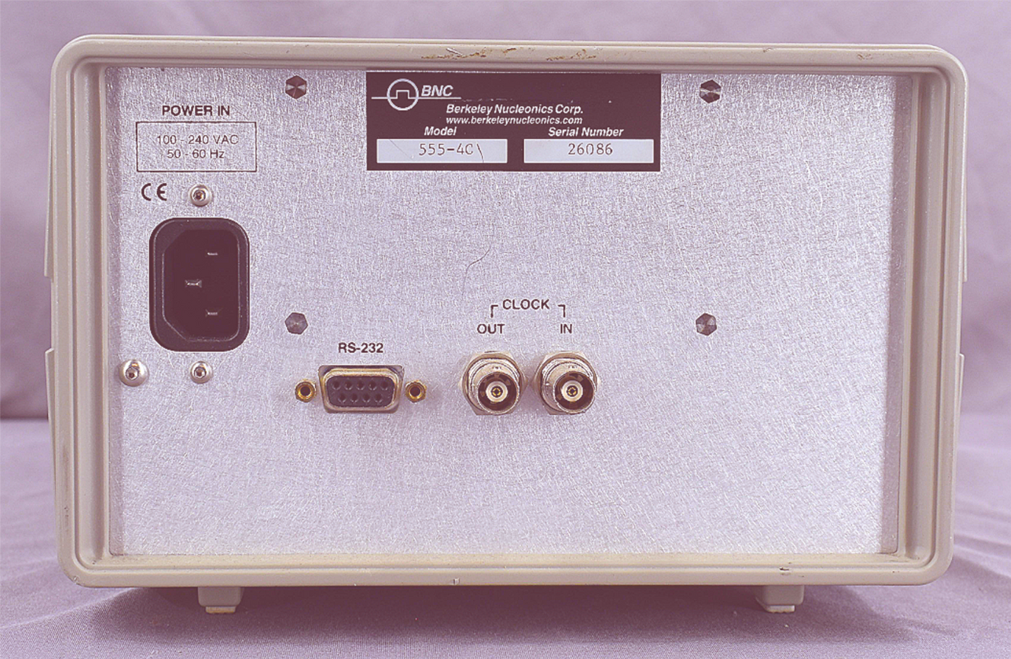 BERKELEY NUCLEONICS CORP (BCN) 555 4c PULSE DELAY GENERATOR WARRANTY FREESHIP
