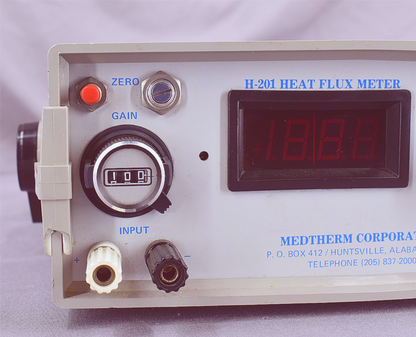 MEDTHERM H-201 UNIVERSAL HEAT FLUX METER LINEAR TRANSDUCER 90DAYWARRANT FREESHIP