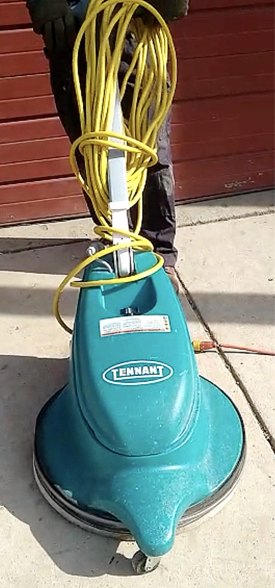 TENNANT 2370 CORDED HIGHSPEED FOLDABLE 20" BURNISHER 90DAYWARRANTY WATCH VIDEO