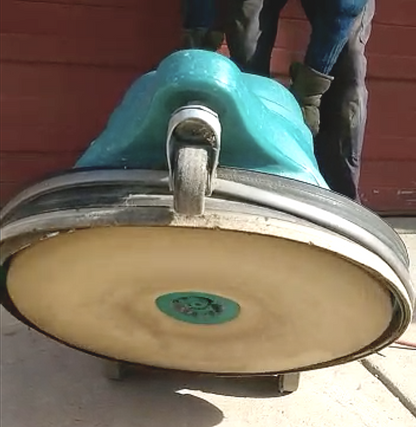 TENNANT 2370 CORDED HIGHSPEED FOLDABLE 20" BURNISHER 90DAYWARRANTY WATCH VIDEO