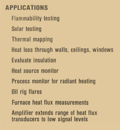 MEDTHERM H-201 UNIVERSAL HEAT FLUX METER LINEAR TRANSDUCER 90DAYWARRANT FREESHIP